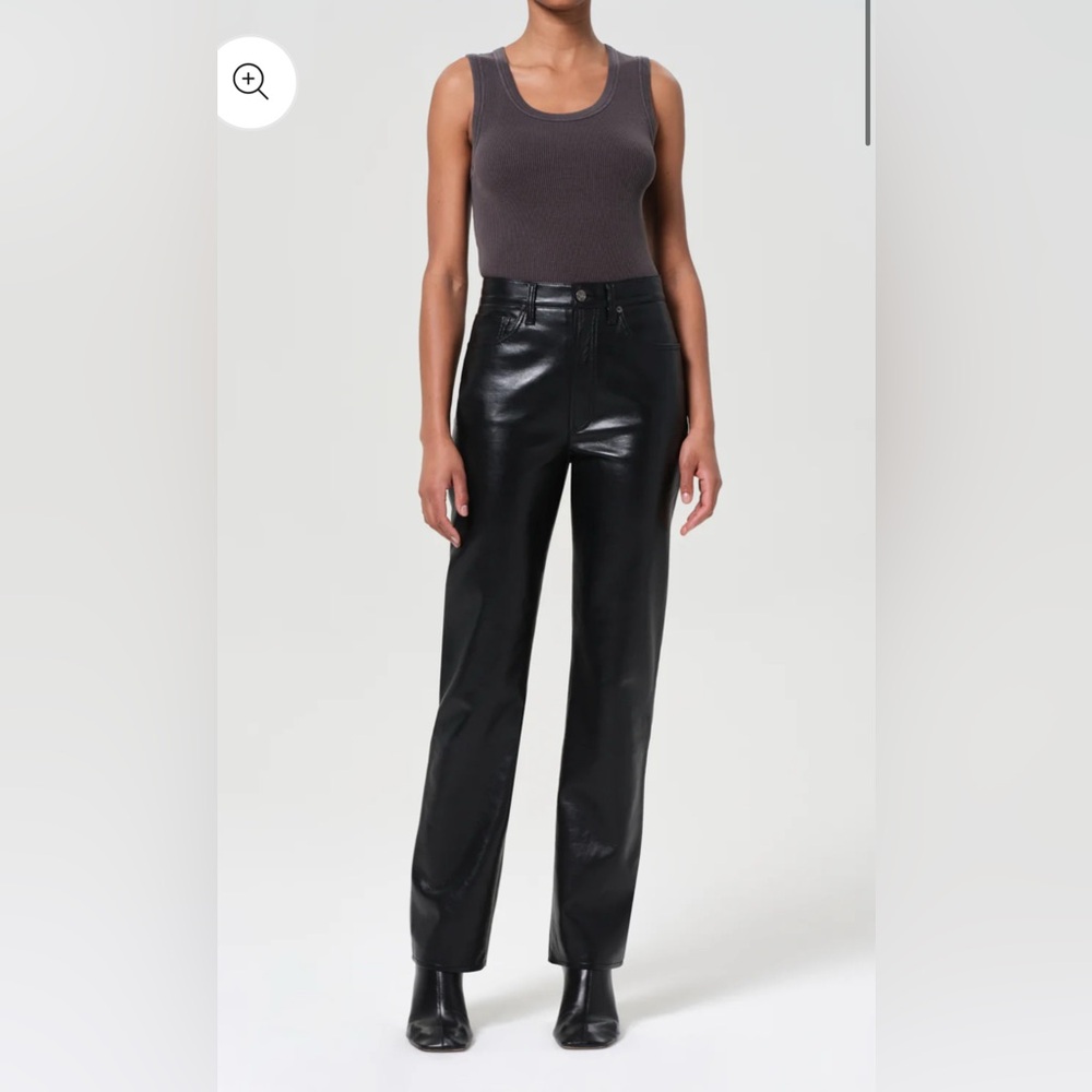 AGOLDE 90’s Pinch Waist Recycled Leather Pinch Waist Pants 24
